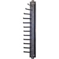 Hardware Resources Brushed Oil Rubbed Bronze 12-Hook Cascading Tie Organizer 357T-DBAC